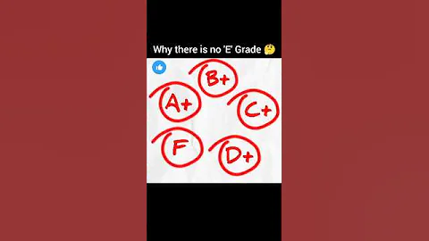 Why There’s No ‘E’ Grade in School #shorts