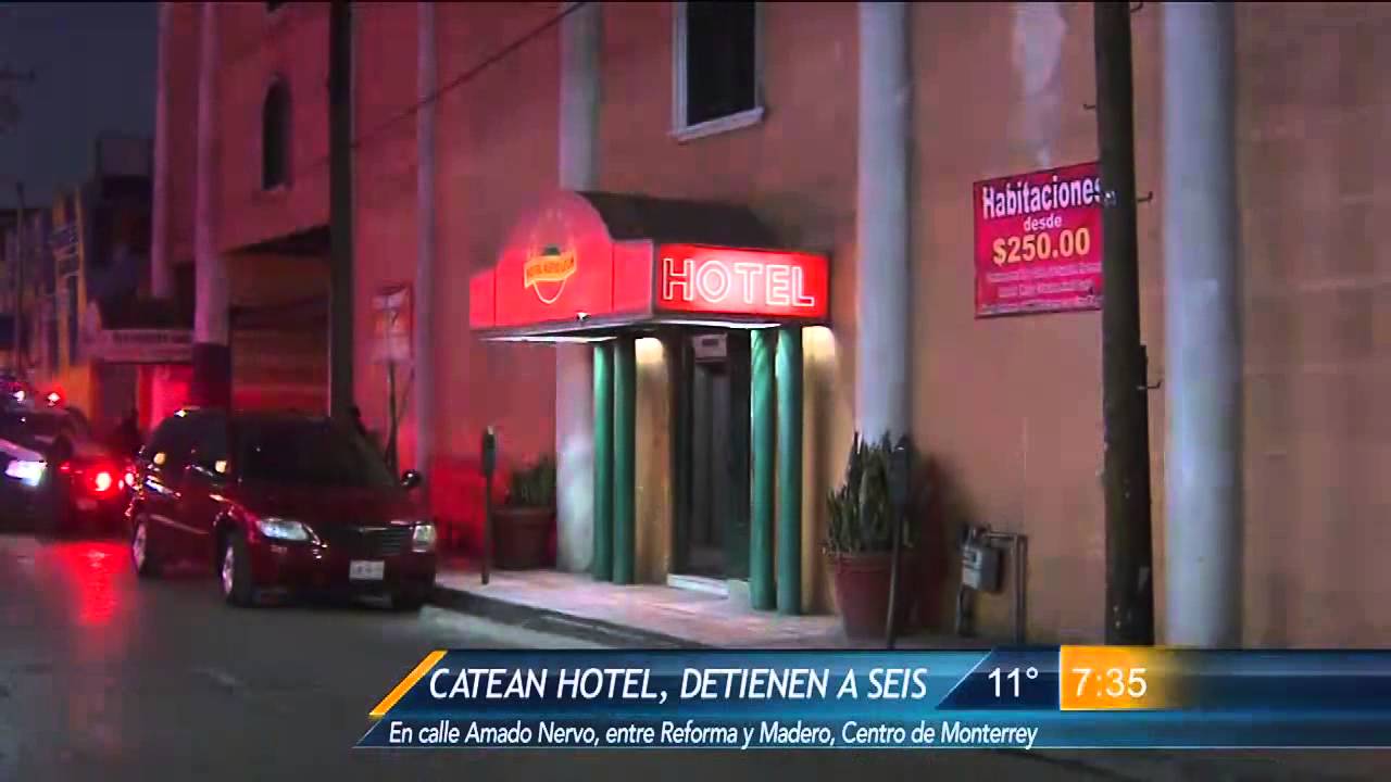 Las Noticias - Detienen a seis luego de catean hotel en el centro de Monterrey