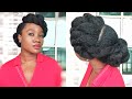 THEE 10 MINUTE CLASSY TWIST UPDO ON NATURAL HAIR || NO ADDED EXTENSIONS | #001