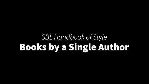How to Cite a Book by a Single Author