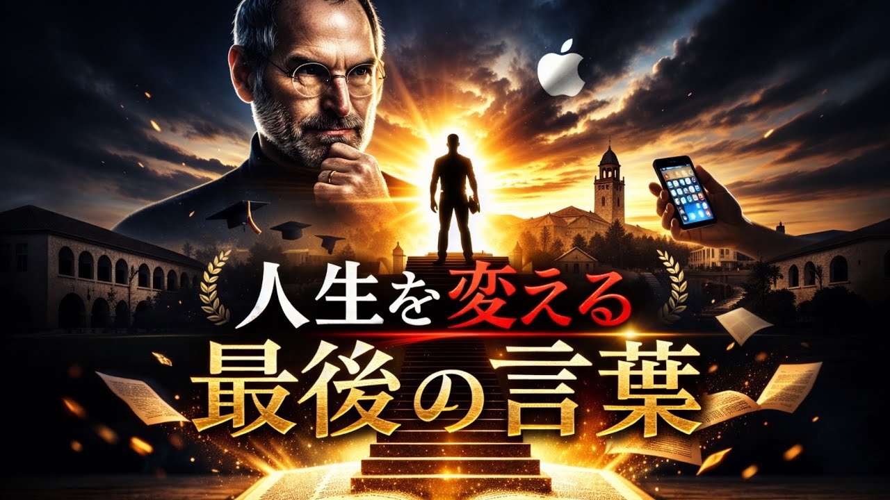 もし今日が人生最後の日なら、あなたは何をしますか？【ジョブズの答え】#名言 #成功者の思考 #人生を変える言葉 #スティーブジョブズ #思考法