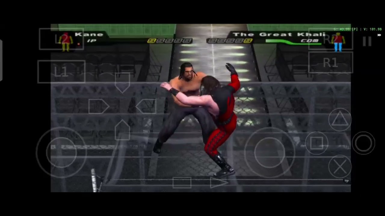 [Hell in a Cell] Kane vs Great Khali Difficult Smackdown | Hctp Mod