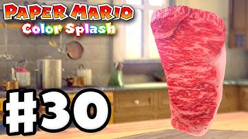 Paper Mario: Color Splash - Gameplay Walkthrough Part 30 - Tangerino Grill 100%! (Nintendo Wii U)