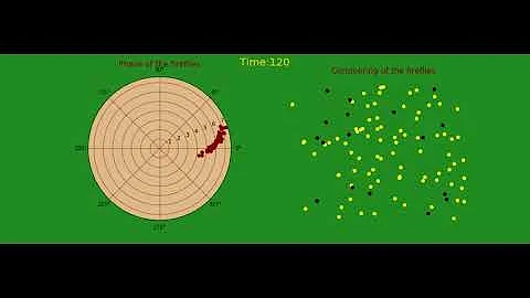 Glimmering of the fireflies (Distance dependent Kuramoto model)