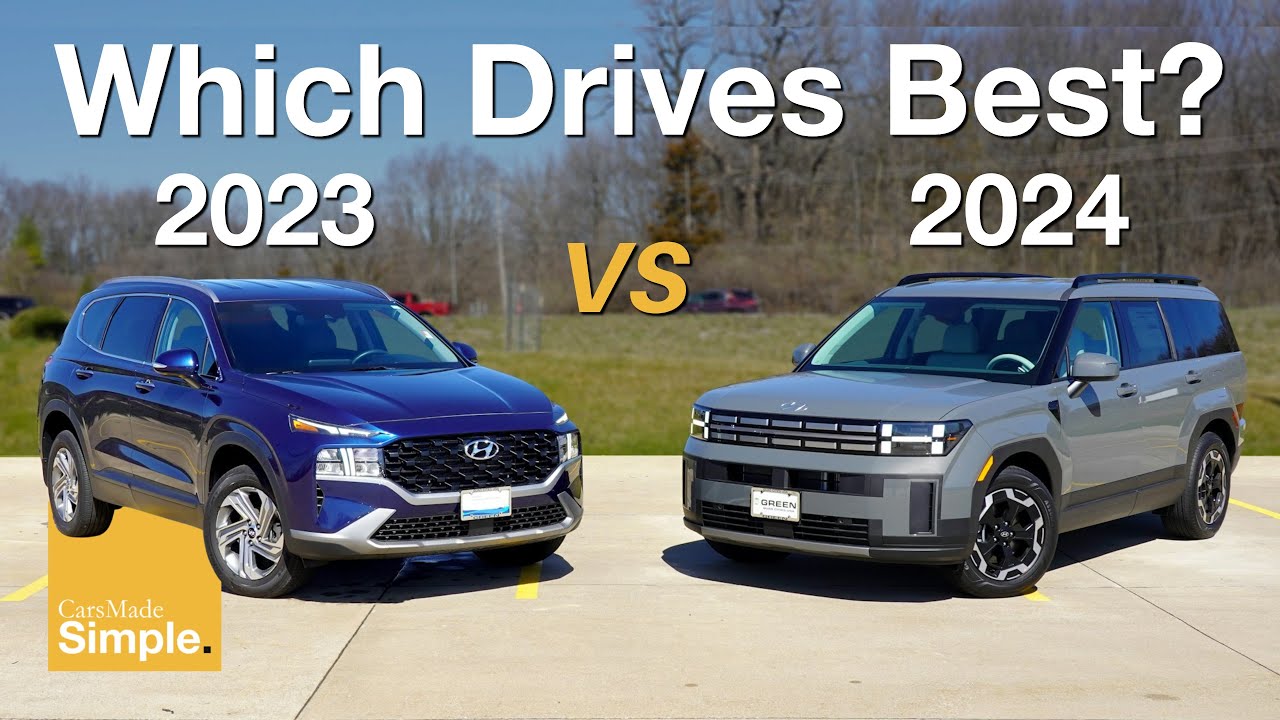 2023 Hyundai Santa Fe vs 2024 Santa Fe | Driving Impressions! - YouTube