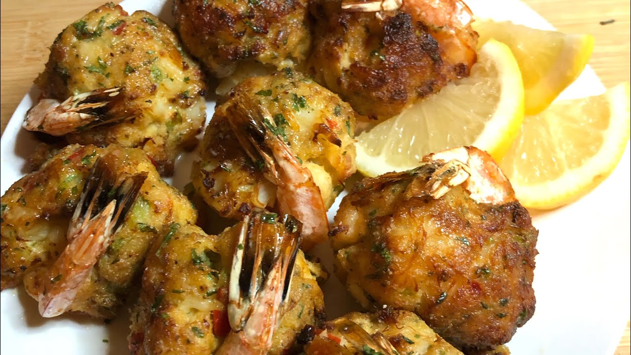 Crab cake Stuffed shrimp YouTube