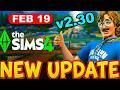 Sims 4 Update 2.30 Patch - Wedding Freeze Finally Fixed?!