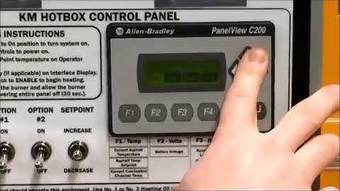 KM International Diesel Hotbox Control Panel Instructional Video