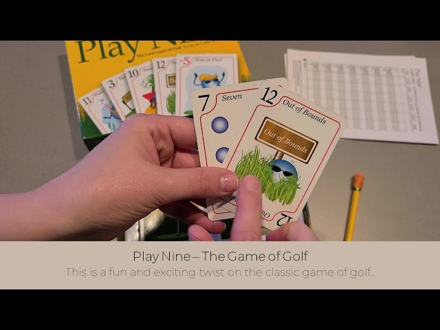 Play Nine - The Card Game of Golf, Best Card Games for Families, Strategy  Game