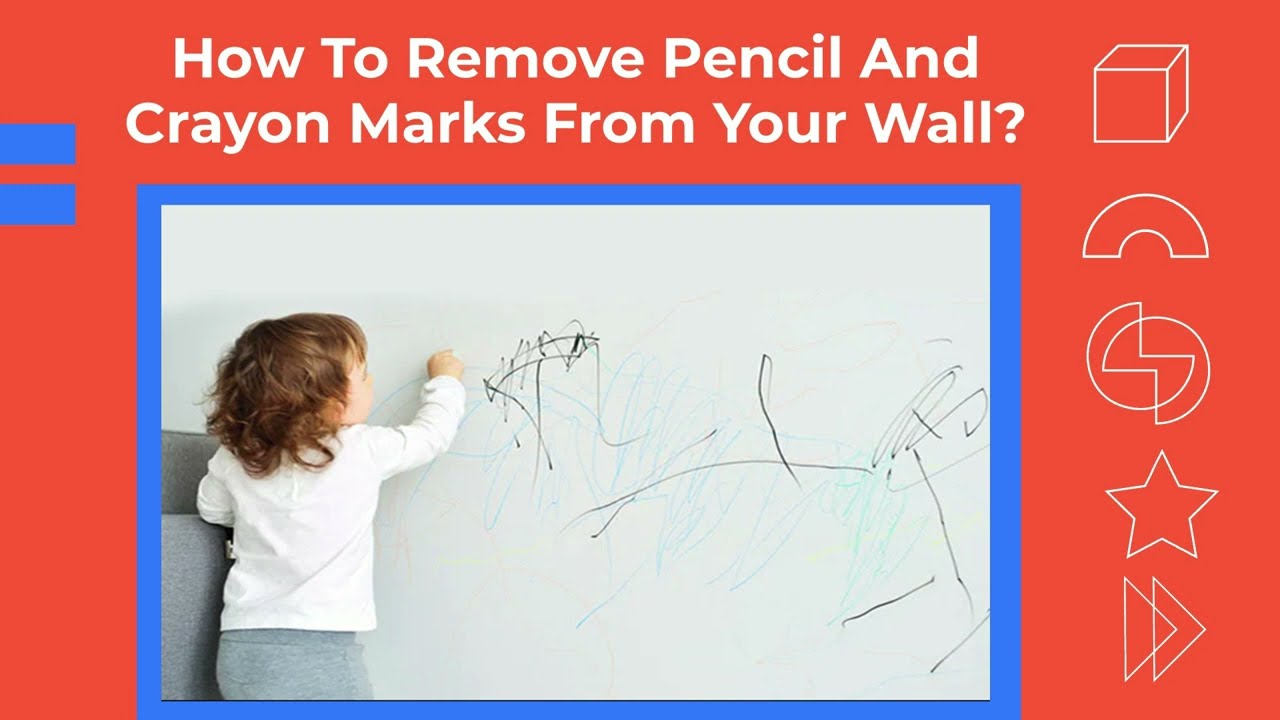 Remove coloured pencil and crayon stains