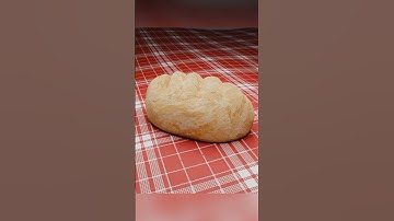 Making bread in Blender 🥖 #blender3d #blender #3danimation #modelling #blendercommunity #3dart