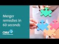 Merger remedies explained in 60 seconds  uks competition and markets authority