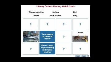 CC7109 Literary Devices: Memory Match Game Mini - 2013
