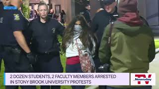 Nearly 2 dozen students, 2 faculty members arrested in pro-Palestinian protests at Stony Brook