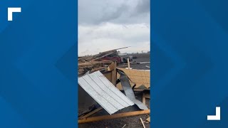 WATCH: Viewer video shows aftermath of brief tornado in Putnam County