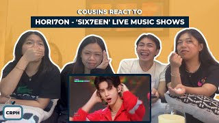 COUSINS REACT TO HORI7ON - 'SIX7EEN' Music Shows (The Show & Ulsan Summer Festival 2023)