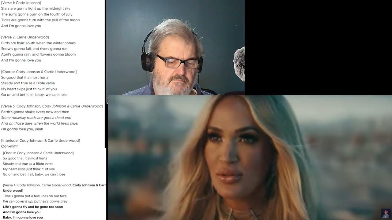 My reaction to Cody Johnson - I'm Gonna Love You (with Carrie Underwood) My reaction to Cody Johnson - I'm Gonna Love You (with Carrie Underwood)