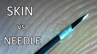 Needle In Human Skin! | Needle Piercing Objects Under A Microscope Compilation