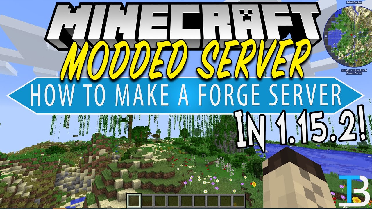 How To Make A Modded Minecraft 1 15 2 Server Play Modded Minecraft With Your Friends Youtube