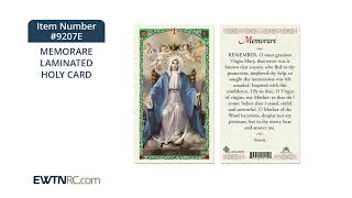 9207E_MEMORARE LAMINATED HOLY CARD