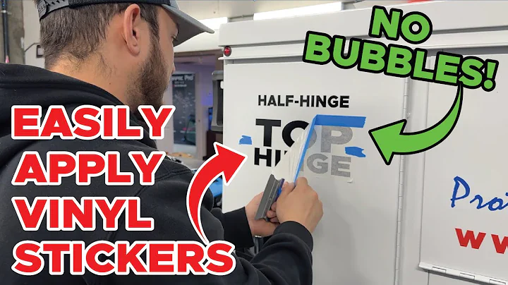 How to Apply Stickers/Decals PERFECTLY Every Time!  EASY TUTORIAL