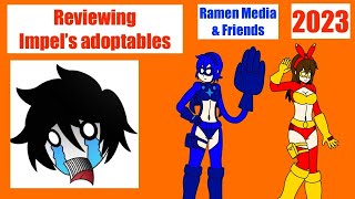 Reviewing Impel&#39;s Adoptable OCs from 2023 (Ramen Media &amp; Friends)