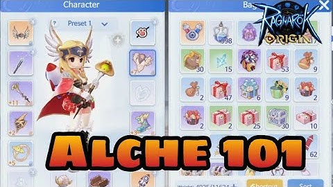 Ragnarok Origin: Alchemist/Creator Basics Info