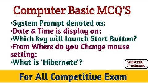 Computer Basic MCQ