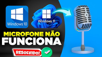 Microfone NÃO FUNCIONA no Windows 10 e 11 (Resolvido!)