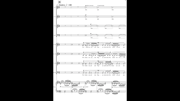 William Martin - Ein Traum for Double Choir and Pi...
