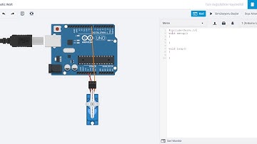 Arduino - Servo Motor Açısını Değiştirme (Tinkercad Simülasyonu)
