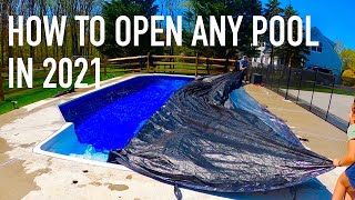How to Open a Pool - The Only Way it Should Be Done - TIPS included