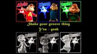 chipmunk chipettes shake your groove thing
