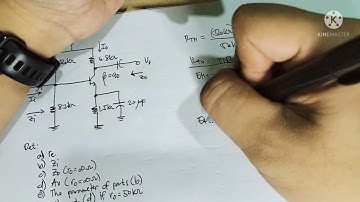 BJT Voltage Divider Bias AC Analysis (Bypassed and Unbypassed)