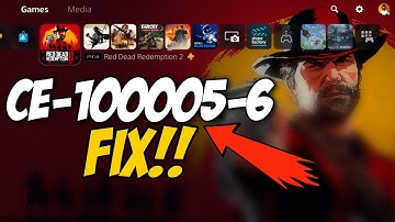 How To Fix PS5 Error Code CE-100005-6 | Reading Disc Error Fix