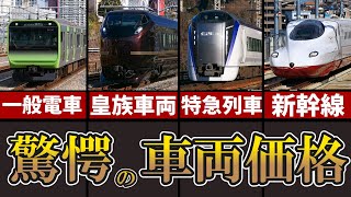 鉄道車両の生産価格を調査してみたらヤバすぎた