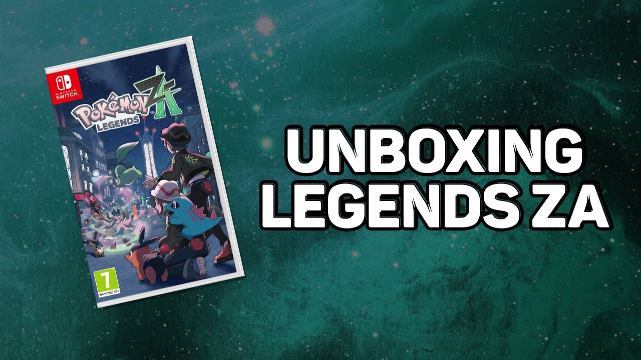 UNBOXING Pokémon Legends Z-A Edição Nintendo Switch 1 - YouTube