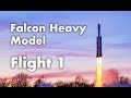 Falcon Heavy Model - Flight 1