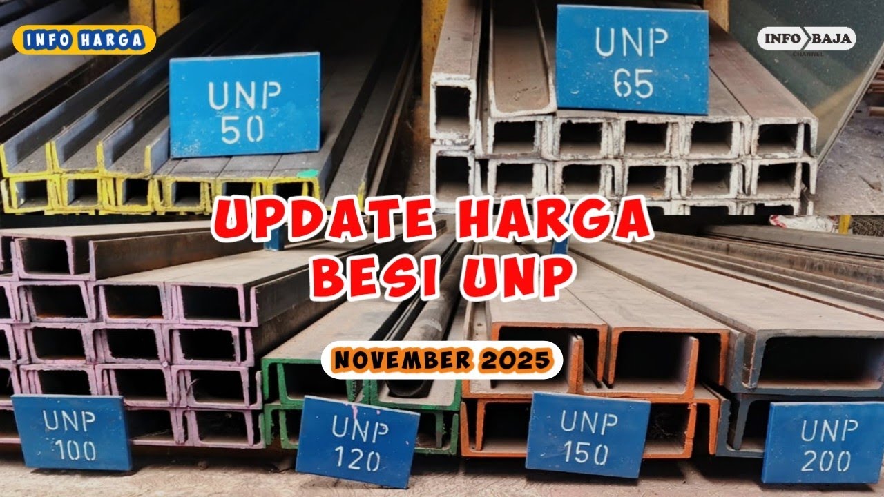 Harga besi unp/kanal u terbaru November 2025