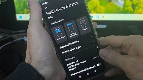 How to change notification bar in Poco M7 Pro 5G
