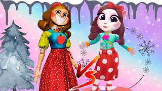 My talking Angela 2 vs Poppy Playtime 3 - Miss Delight - Cosplay