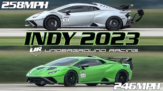 Underground Racing Huracan STO's Dominate INDY Airstrip Attack 2023