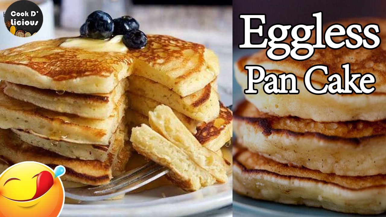 Eggless Pan Cake Recipe बिना अंडे का पैनकेक रेसिपी pancakes without