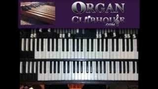 Video thumbnail of "♫ How to play a SIMPLE TWO-HANDED CHORD PROGRESSION (organ tutorial lesson)"