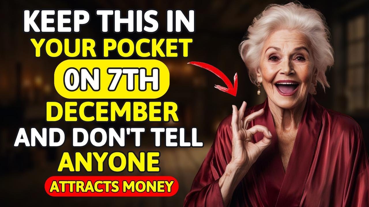 Outline Video If you KEEP this in POCKET on DECEMBER 7TH, your MONEY problems will end | Buddhist Teachings