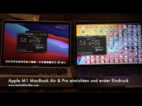 Apple M1 MacBook Air & Pro einrichten und erster Eindruck