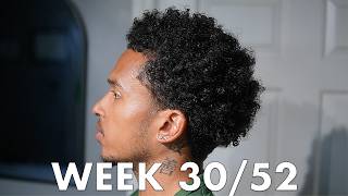 1 Year Hair Growth Journey: Dry Hair For The Week (Week 30/52)