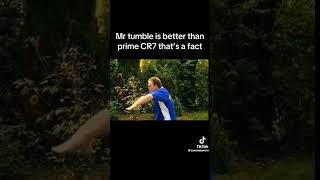 mr tumble plays footy