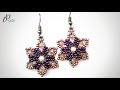 Simple Flower Earrings | Easy beaded Earrings | How to make Earrings