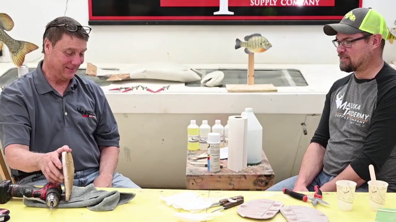 Learn Taxidermy Part 2 Reproduction Fish Molding & Casting YouTube